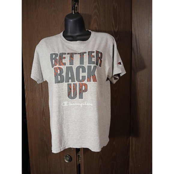 Champion Women’s Graphic T-Shirt “Better Back Up” – Size L – JC121 - Picture 6 of 7